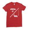 keeping it reel Ladies Fitted T-Shirt