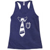 geek pocket protector tie Racerback Tank