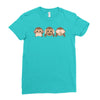 new! monkey Ladies Fitted T-Shirt