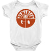 demented are go band logo screen printed Baby Onesie