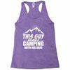 Camper Couple Man White Racerback Tank