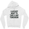 i already want to take a nap Zipper Hoodie