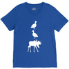 duck duck moose funny V-Neck Tee