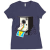 bird booth Ladies Fitted T-Shirt