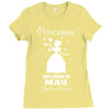 Princesses Are Born In May Ladies Fitted T-Shirt