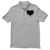 dripping heart melting heart Polo Shirt