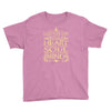 love the lord your god heart soul mind Youth Tee