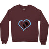 Baby Boy with Heart Any Name Customized Crewneck Sweatshirt