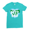 World's Best Dad Looks Like Ladies Fitted T-Shirt