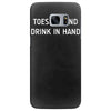 toes in sand drink in hand Samsung Galaxy S7 Edge