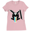 Killerbunny2007 Rainbow Overflow Ladies Fitted T-Shirt