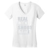 shoot raw Women's V-Neck T-Shirt