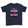 Reading Yoga Wine Balance Youth Tee