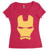 iron man mask avengers marvel comics gift Women's Triblend Scoop T-shirt