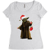 yoda christmas Women's Triblend Scoop T-shirt