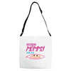 [your name] is going to be mommy Adjustable Strap Totes