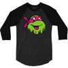 raph   tmnt facemelt 3/4 Sleeve Shirt