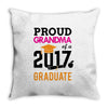 Class of 2017 Proud Mother Graduation Throw Pillow