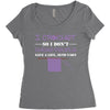 i crochet so i don't choke people save a life, send yarn Women's Triblend Scoop T-shirt