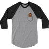 pocket owl 3/4 Sleeve Shirt