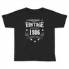 original parts vintage established 1986 perfectly aged Toddler T-shirt