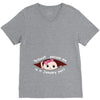 January Peeking Out Baby Girl V-Neck Tee