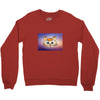 Orange cat Crewneck Sweatshirt
