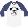 cute dog 3/4 Sleeve Shirt