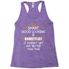 Smart Good Looking Hairstylist Doesnt Get Better Than Racerback Tank