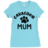 cavachon mum Ladies Fitted T-Shirt