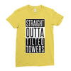 fortnite tilted towers Ladies Fitted T-Shirt