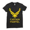 captain marvel 4 Ladies Fitted T-Shirt