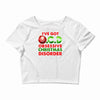 ocd obsessive christmas disorder Crop Top