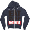 EAT SLEEP FORTNITE Zipper Hoodie