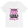 i never dreamed i would be a super cool libra but here i am killing it V-Neck Tee