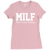 milf man i love fishing funny porn fisherman cool Ladies Fitted T-Shirt