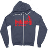biking is dope Zipper Hoodie