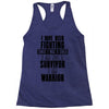i am warrior Racerback Tank