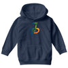 jake paul calorful Youth Hoodie