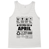 Born In April Tank Top