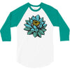 lotus flower 3/4 Sleeve Shirt