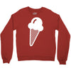 ice cream cone funny Crewneck Sweatshirt
