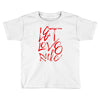 let love rule Toddler T-shirt