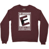 second amendment rated e for everyone Crewneck Sweatshirt
