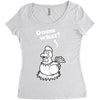 Guess What Women's Triblend Scoop T-shirt
