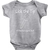 lick the tip shirt by the savage chef Baby Onesie