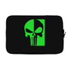 mad engine marvel brand punisher scar glow in the dark Laptop sleeve