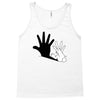 rabbit hand shadow Tank Top
