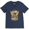 All Men Are Created Equal But Only The Best Are Born In Marc V-Neck Tee