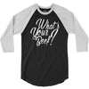 what's your beef 3/4 Sleeve Shirt
